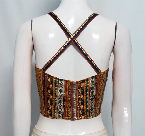 Multi Color Rayon Blouse - Image 2