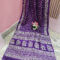 Purple Color Printed Silk Saree