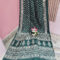 Bottle Green Color Printed Silk Saree