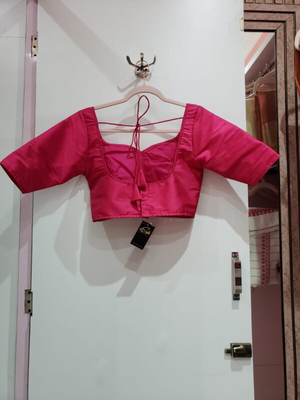 Magenta Color Georgette Blouse - Image 2