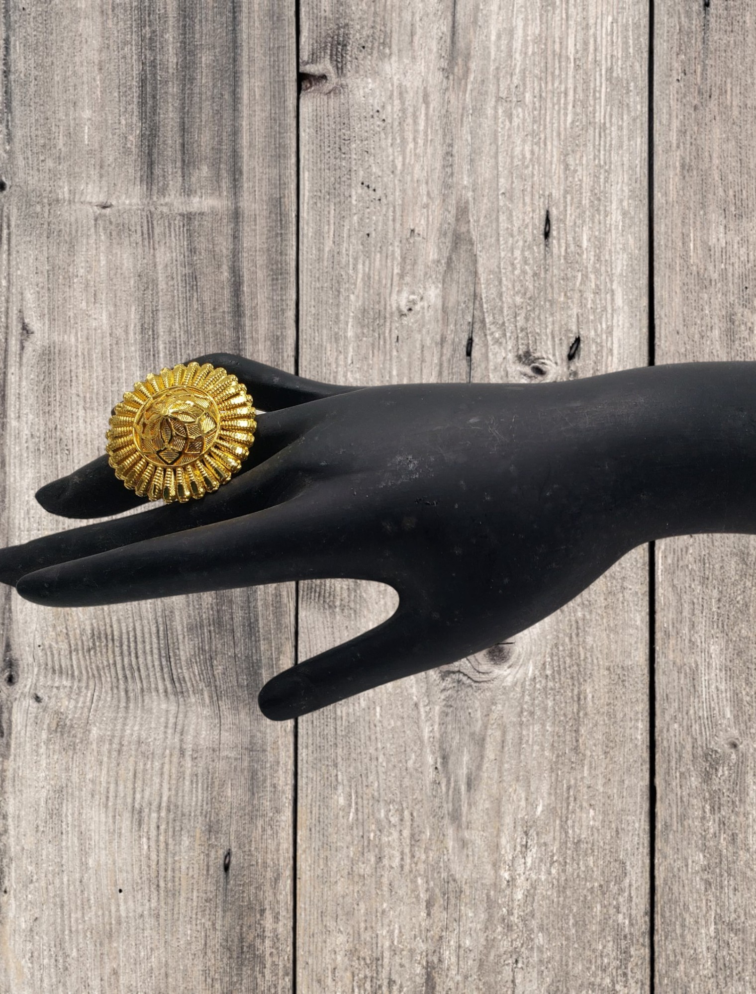 Gold Polish Finger Ring