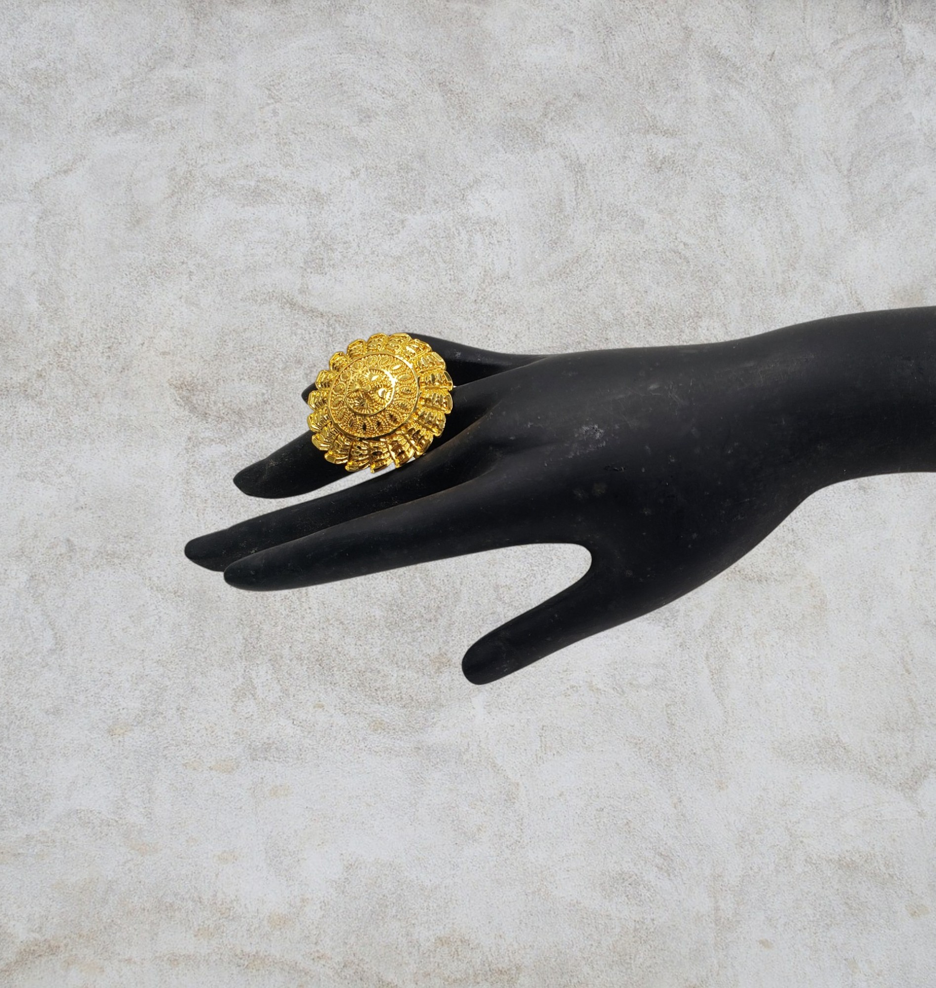 Gold Polish Finger Ring