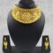 Gold Polish Hashuli Necklace Set