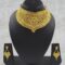 Gold Polish Hashuli Necklace Set