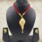 Gold Polish Shell Necklace Set