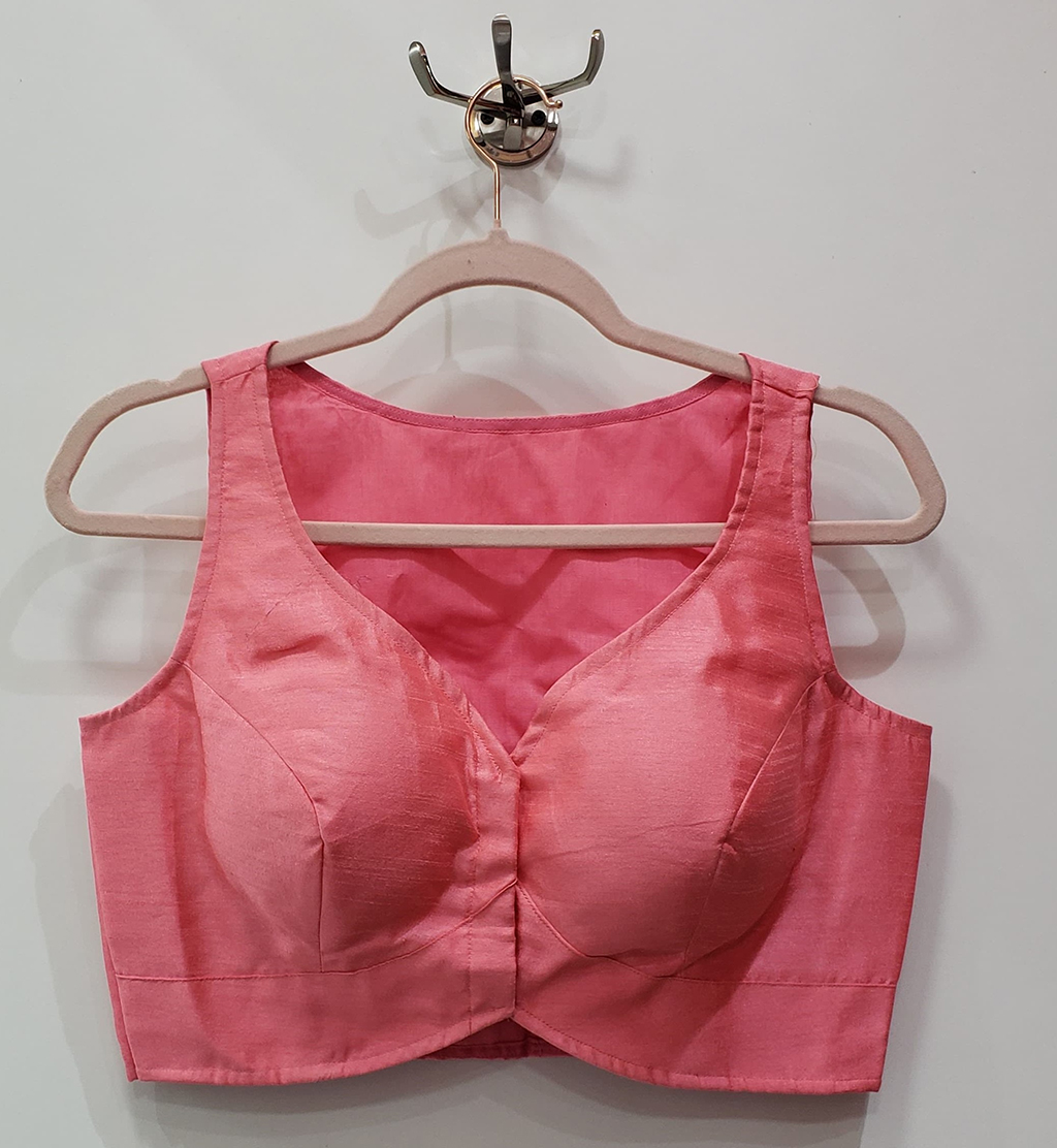 Georgia Color Raw Silk Blouse