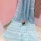 Sky Blue Color Cotton Jamdani Saree