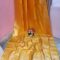 Bright Yellow Color Katan Benarasi Saree