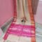 Off-White Color Soft Silk Saree