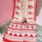White & Red Color Printed Silk Saree