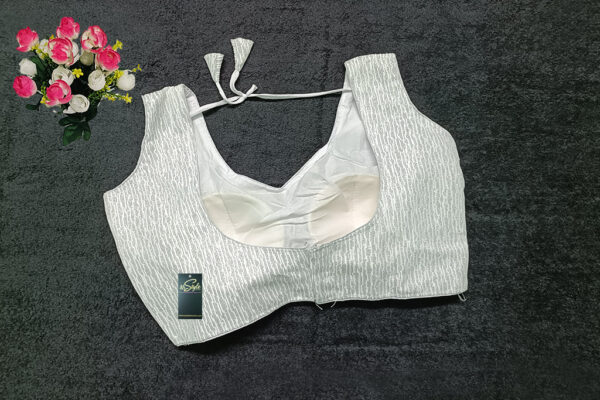 White Color Viscose Blouse - Image 2