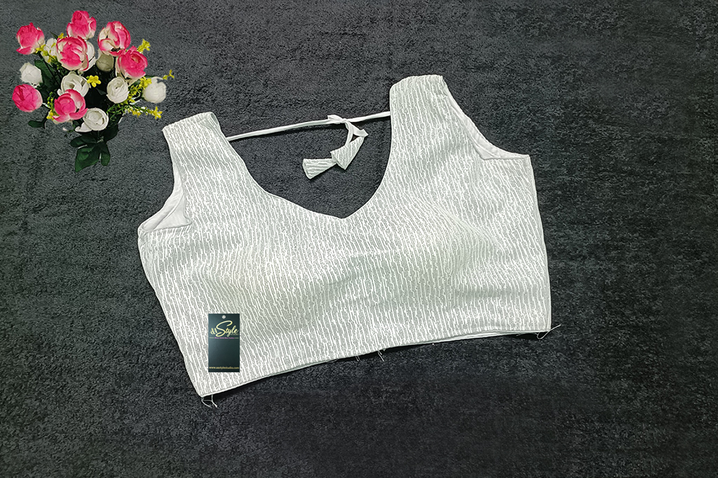 White Color Viscose Blouse