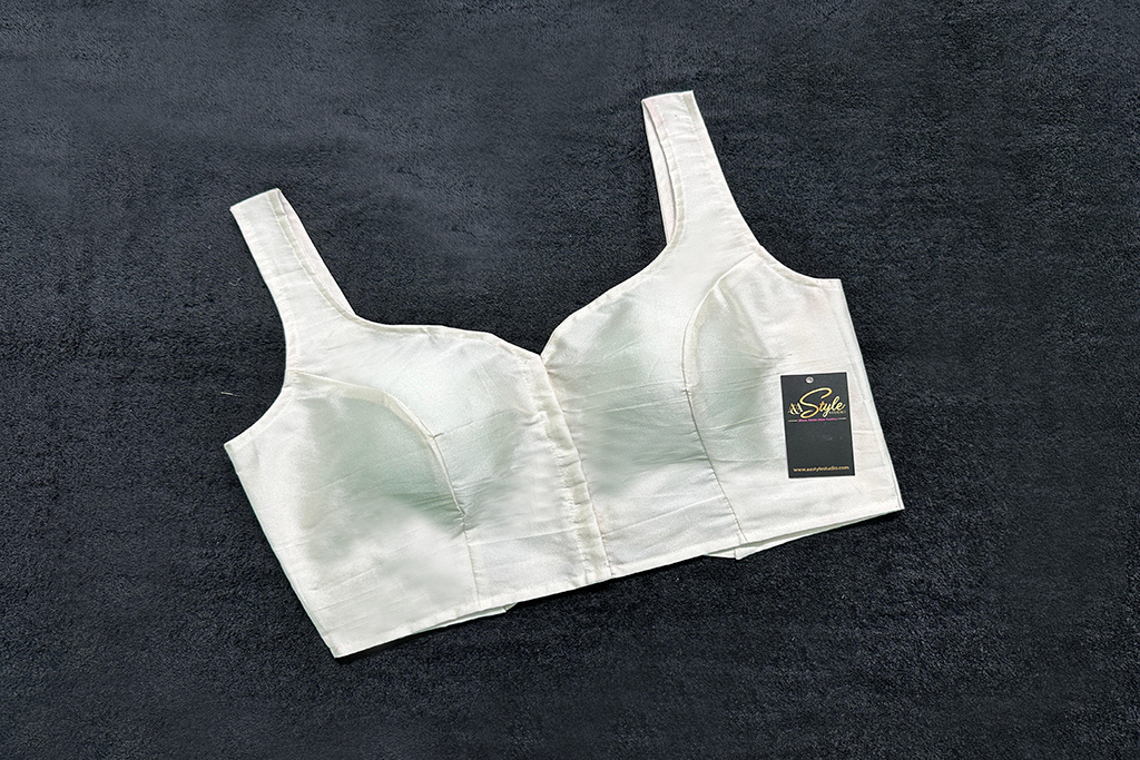 White Color Samo Silk Blouse