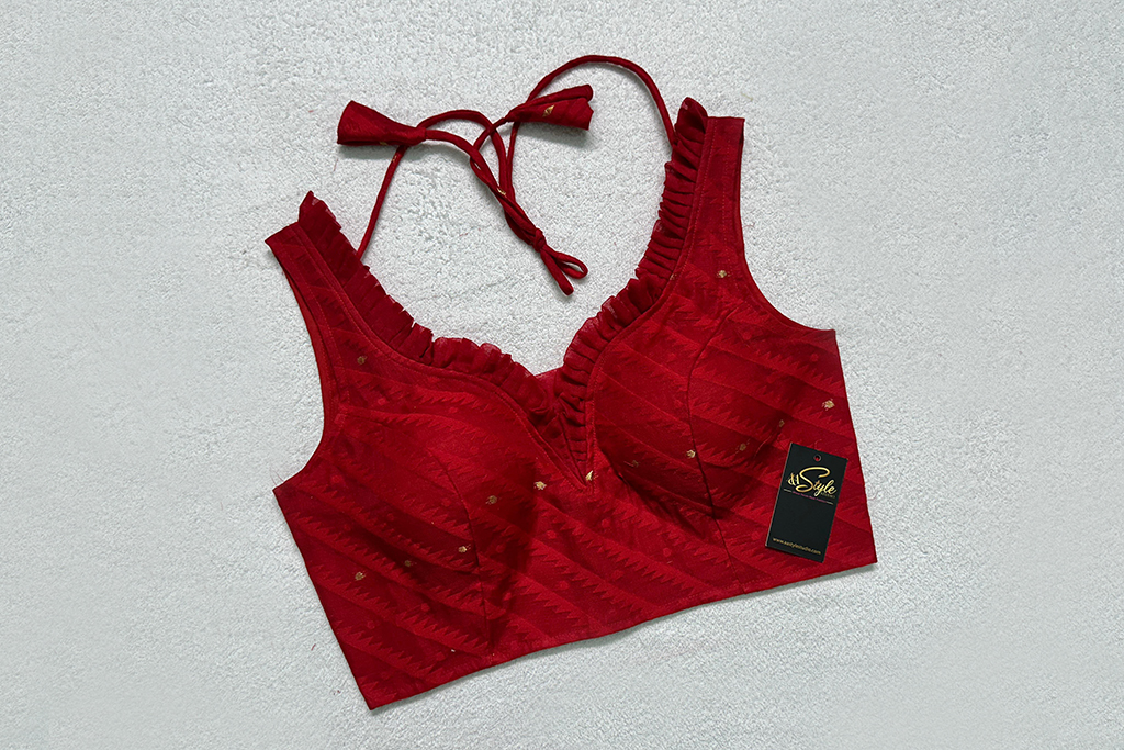 Red Color Jamdani Blouse