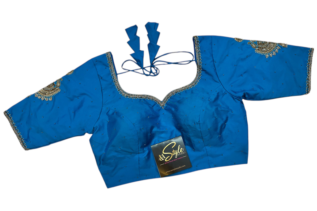 Blue Color Hand Work Blouse